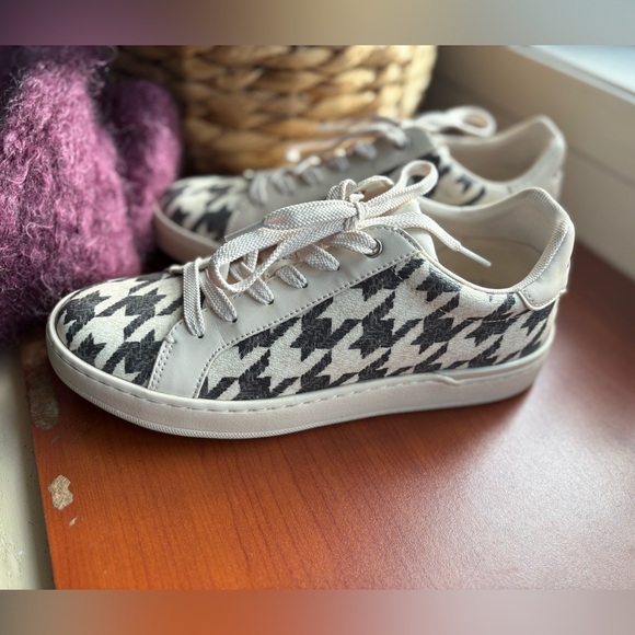 Coach Shoes - Coach Black and White Sneakers Size 8.5 NWOT like new